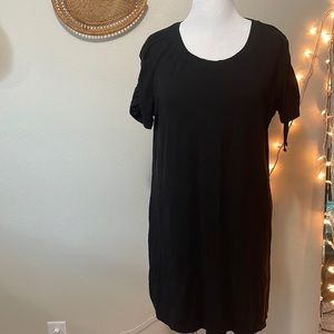 Midi Black Casual Short Sleeve XL Dress by Just Be